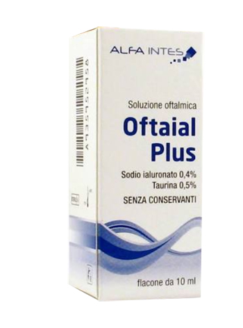 SOLUZIONE OFTALMICA OFTAIAL PLUS ACIDO IALURONICO 0,4% E TAURINA 10ML - Farmacia Nuova Dr.ssa Gabriella Catellani