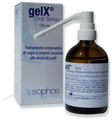 GEL SPRAY ORALE PER TRATTAMENTO SINTOMATICO SEGNI E SINTOMI ASSOCIATI ALLE MUCOSITI ORALI - Farmacia Nuova Dr.ssa Gabriella Catellani