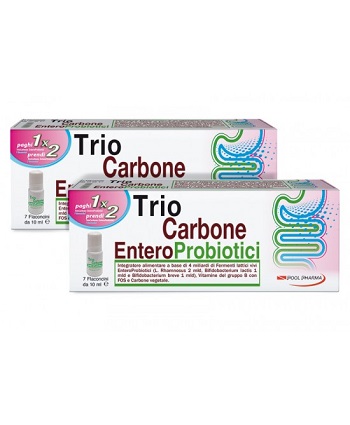 TRIOCARBONE ENTEROPROBIOTICI 7 FLACONCINI X 10 ML - Farmacia Nuova Dr.ssa Gabriella Catellani