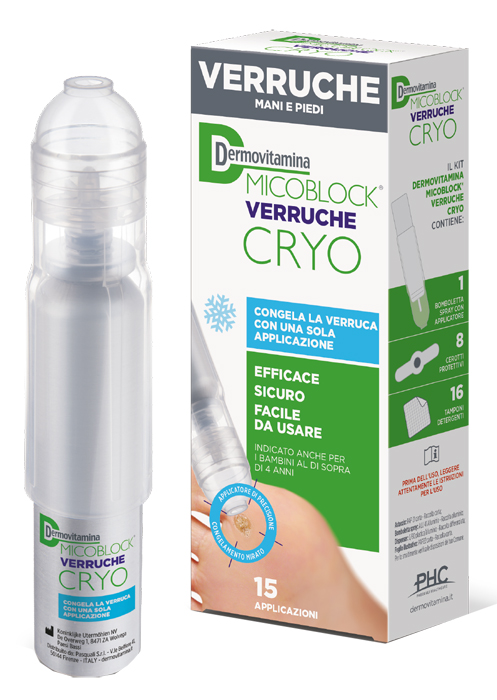 DERMOVITAMINA MICOBLOCK VERRUCHE CRYO SPRAY 38 ML - Farmacia Nuova Dr.ssa Gabriella Catellani