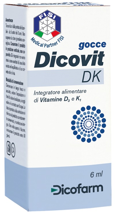 DICOVIT DK GOCCE 6 ML - Farmacia Nuova Dr.ssa Gabriella Catellani