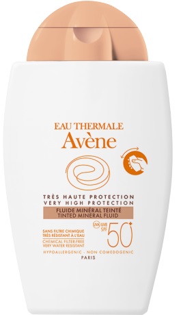 EAU THERMALE AVENE SOLARE FLUIDO MINERALE 50+ COLORATO 40 ML - Farmacia Nuova Dr.ssa Gabriella Catellani