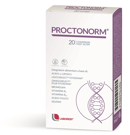 PROCTONORM 20 COMPRESSE - Farmacia Nuova Dr.ssa Gabriella Catellani