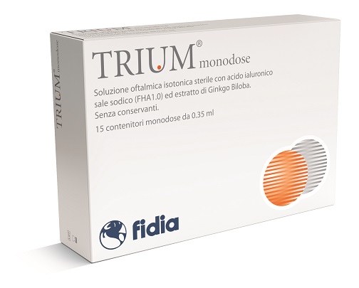 TRIUM MONODOSE GOCCE OCULARI 15 FLACONCINI - Farmacia Nuova Dr.ssa Gabriella Catellani