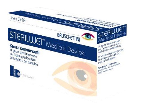 STERILWET GARZA OFTALMICA 14 PEZZI - Farmacia Nuova Dr.ssa Gabriella Catellani