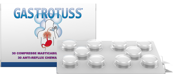 GASTROTUSS ANTIREFLUSSO 30 COMPRESSE MASTICABILI - Farmacia Nuova Dr.ssa Gabriella Catellani