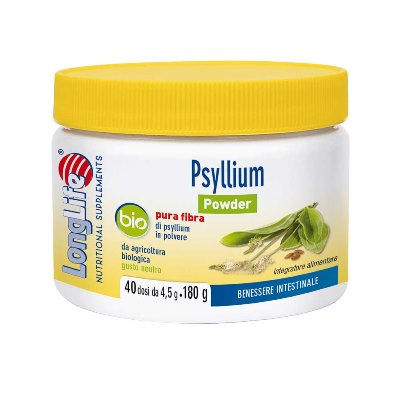 LONGLIFE PSYLLIUM POWDER BIO 180 G - Farmacia Nuova Dr.ssa Gabriella Catellani