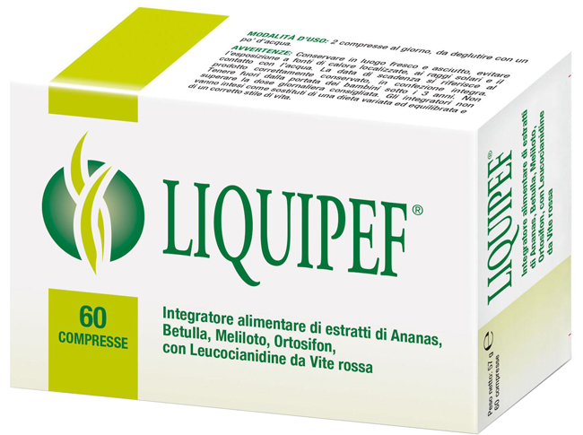 LIQUIPEF 60 COMPRESSE - Farmacia Nuova Dr.ssa Gabriella Catellani