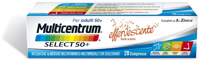 MULTICENTRUM SELECT EFFERVESCENTE 20 COMPRESSE - Farmacia Nuova Dr.ssa Gabriella Catellani