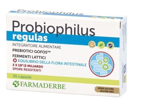 PROBIOPHILUS REGULAS 30 CAPSULE - Farmacia Nuova Dr.ssa Gabriella Catellani