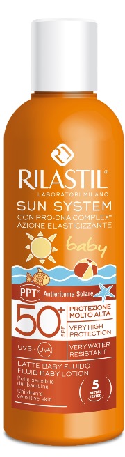 RILASTIL SUN SYSTEM PPT 50+ BABY FLUIDO 50 ML - Farmacia Nuova Dr.ssa Gabriella Catellani