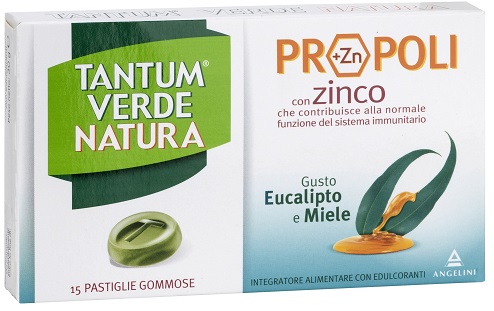 TANTUM VERDE NATURA PASTIGLIE GOMMOSE EUCALIPTO & MIELE 30 G - Farmacia Nuova Dr.ssa Gabriella Catellani