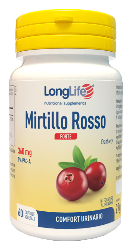 LONGLIFE MIRTILLO ROSSO FORTE 60 CAPSULE - Farmacia Nuova Dr.ssa Gabriella Catellani