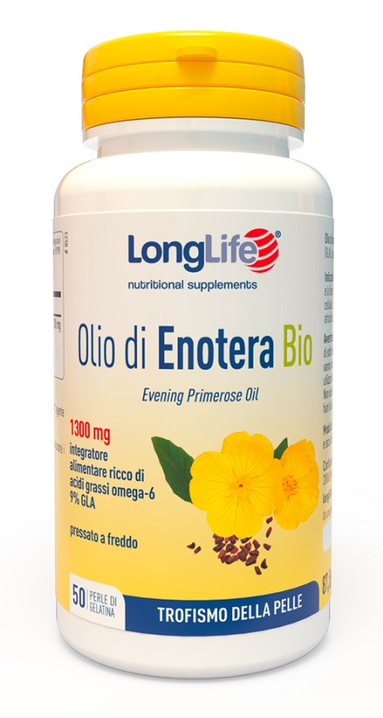 LONGLIFE OLIO ENOTERA BIO 1300 MG 50 PERLE IN GELATINA - Farmacia Nuova Dr.ssa Gabriella Catellani