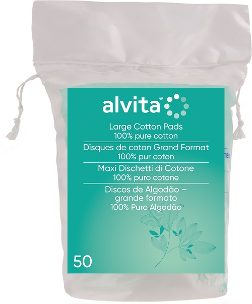 ALVITA MAXI DISCHETTI DI COTONE 100% PURO COTONE 50 PEZZI - Farmacia Nuova Dr.ssa Gabriella Catellani