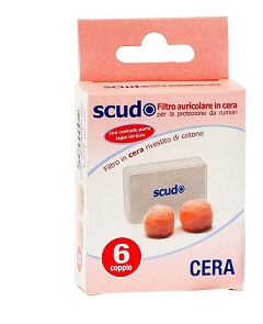 TAPPO AURICOLARE EARPLUG SCUDO IN CERA 6 COPPIE 12 PEZZI ARTICOLO 7EN081 - Farmacia Nuova Dr.ssa Gabriella Catellani
