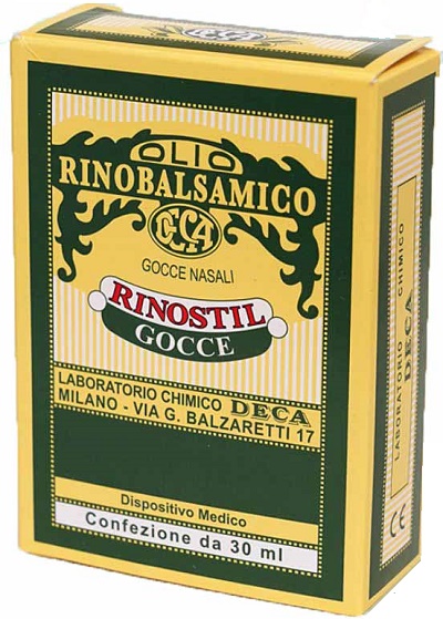 RINOSTIL GOCCE NASALI FLACONE 30ML OLIO RINOBALSAMICO PER LAPROTEZIONE DELLA MUCOSA NASALE E LA PULIZIA DELLE FOSSE NASALI - Farmacia Nuova Dr.ssa Gabriella Catellani