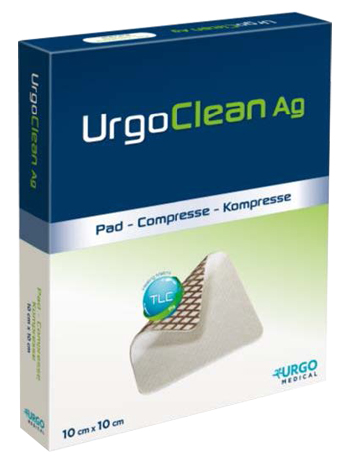 MEDICAZIONE TNT ASSORBENTE GELIFICANTE URGOCLEAN AG/SILVER 10X10CM 5 PEZZI - Farmacia Nuova Dr.ssa Gabriella Catellani