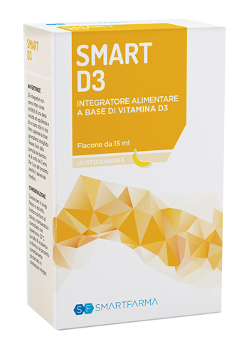 SMART D3 GOCCE 15 ML GUSTO BANANA - Farmacia Nuova Dr.ssa Gabriella Catellani