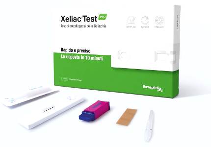 XELIAC TEST PRO DETERMINAZIONE ANTICORPI IGA E IGG ASSOCIATI ALLA MALATTIA CELIACA 1 PEZZO - Farmacia Nuova Dr.ssa Gabriella Catellani
