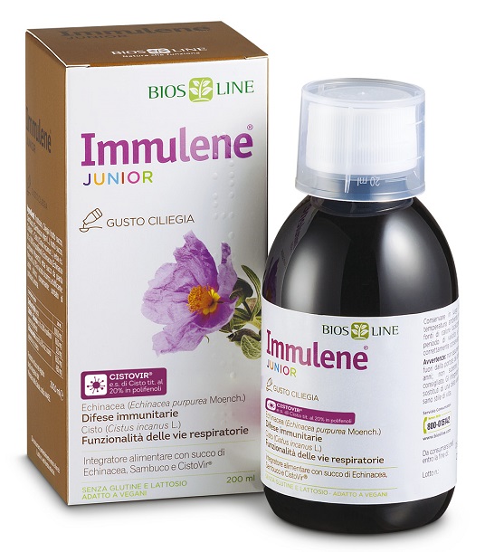 BIOSLINE IMMULENE JUNIOR 200 ML - Farmacia Nuova Dr.ssa Gabriella Catellani
