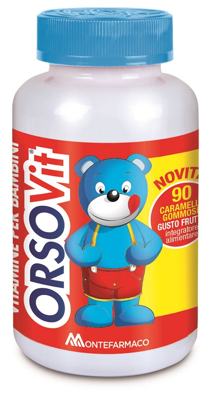 ORSOVIT CARAMELLE GOMMOSE 90 PEZZI - Farmacia Nuova Dr.ssa Gabriella Catellani