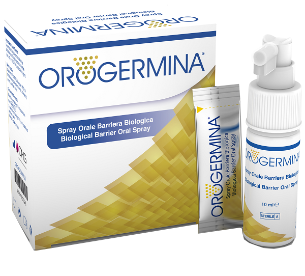 OROGERMINA SPRAY ORALE 2 FLACONI X 10 ML + 2 BUSTINE 1,15 G DI LIOFILIZZATO + 2 NEBULIZZATORI ORALI - Farmacia Nuova Dr.ssa Gabriella Catellani