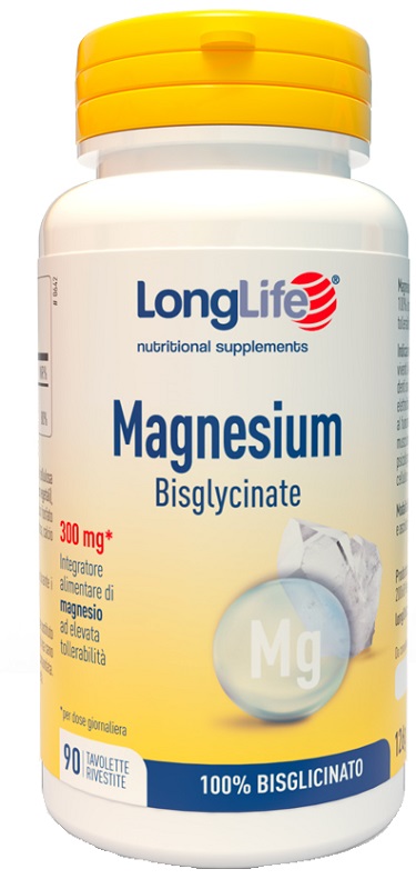 LONGLIFE MAGNESIUM BISGLYCINATE 90 TAVOLETTE - Farmacia Nuova Dr.ssa Gabriella Catellani