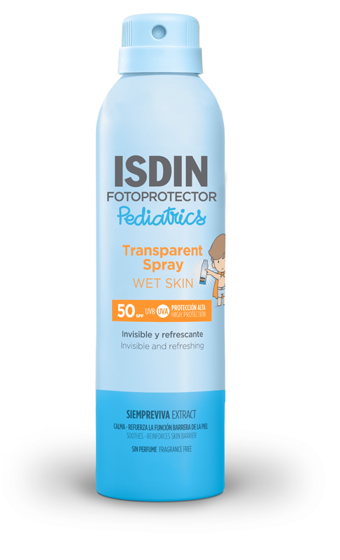 TRANSPARENT SPRAY WET SKIN PEDIATRICS SPF50 250 ML - Farmacia Nuova Dr.ssa Gabriella Catellani