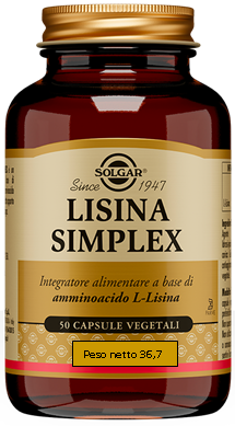 LISINA SIMPLEX 50 CAPSULE VEGETALI - Farmacia Nuova Dr.ssa Gabriella Catellani
