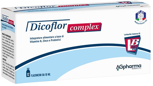 DICOFLOR COMPLEX 12 FLACONCINI DA 10 ML - Farmacia Nuova Dr.ssa Gabriella Catellani