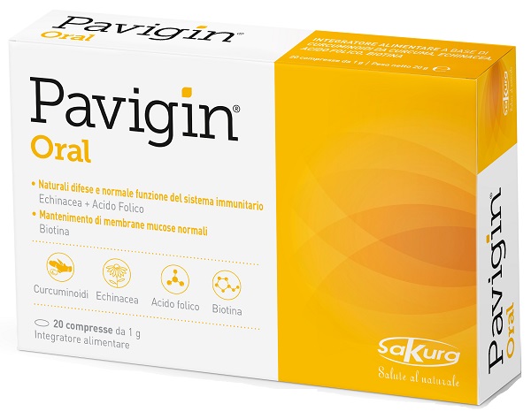 PAVIGIN ORAL 20 COMPRESSE - Farmacia Nuova Dr.ssa Gabriella Catellani