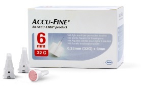 AGO PER PENNA DA INSULINA ACCU-FINE PEN NEEDLE ACCU-CHEK GAUGE 32 X 6MM 100 PEZZI - Farmacia Nuova Dr.ssa Gabriella Catellani