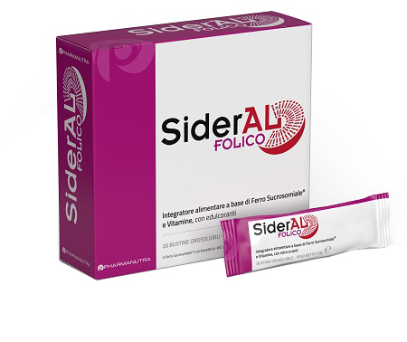 SIDERAL FOLICO 30 MG 20 BUSTINE OROSOLUBILI - Farmacia Nuova Dr.ssa Gabriella Catellani