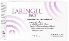 FARINGEL PLUS 20 STICK PACK 7 ML - Farmacia Nuova Dr.ssa Gabriella Catellani
