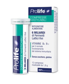 PROLIFE COMPRESSE MASTICABILI INTEGRATORE ALIMENTARE IN TUBETTO CON ASTUCCIO - Farmacia Nuova Dr.ssa Gabriella Catellani