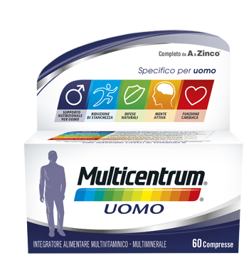 MULTICENTRUM UOMO 60 COMPRESSE - Farmacia Nuova Dr.ssa Gabriella Catellani