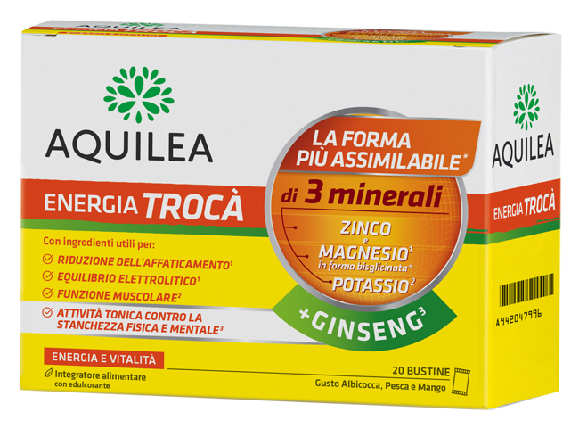 AQUILEA ENERGIA TROCA'+GINSENG 20 BUSTINE - Farmacia Nuova Dr.ssa Gabriella Catellani