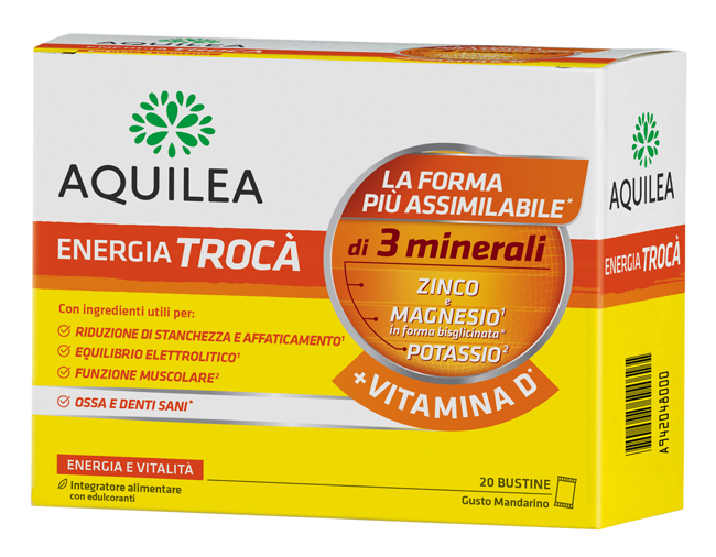 AQUILEA ENERGIA TROCA'+VIT D 20 BUSTINE - Farmacia Nuova Dr.ssa Gabriella Catellani