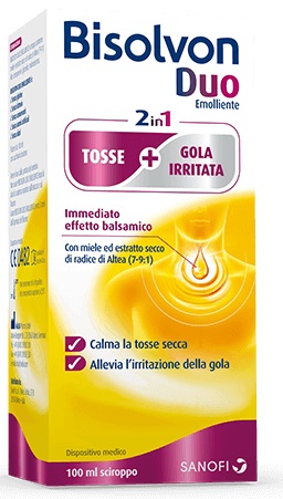 BISOLVON DUO SCIROPPO EMOLLIENTE 100 ML - Farmacia Nuova Dr.ssa Gabriella Catellani