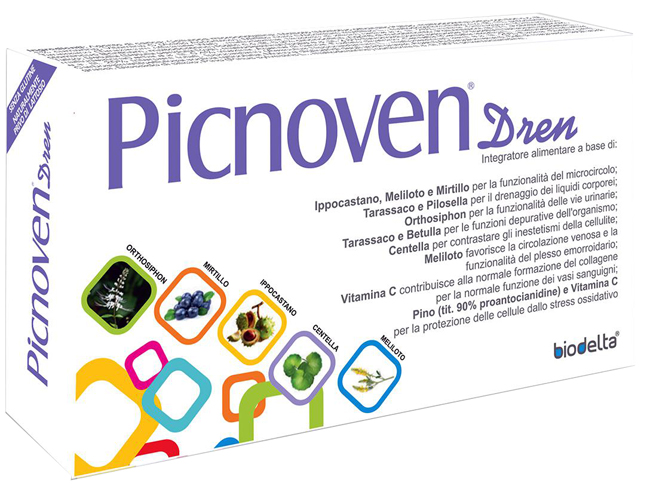 PICNOVEN DREN 50 COMPRESSE 31 G - Farmacia Nuova Dr.ssa Gabriella Catellani