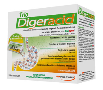 TRIO DIGERACID 12 BUSTINE - Farmacia Nuova Dr.ssa Gabriella Catellani
