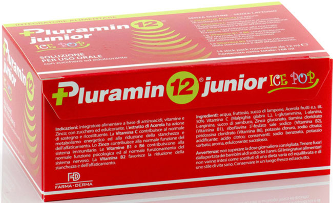 PLURAMIN12 JUNIOR 14 STICK PACK 12 ML - Farmacia Nuova Dr.ssa Gabriella Catellani