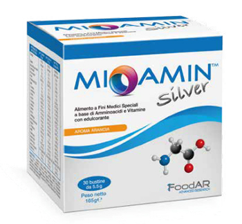 MIOAMIN SILVER 30 BUSTINE 5,5 G AROMA ARANCIA - Farmacia Nuova Dr.ssa Gabriella Catellani