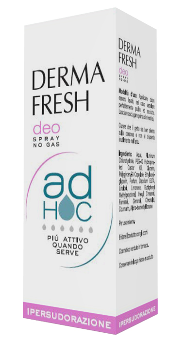 DERMAFRESH DEO SPRAY NO GAS AD HOC IPERSUDORAZIONE DEODORANTE 100 ML - Farmacia Nuova Dr.ssa Gabriella Catellani