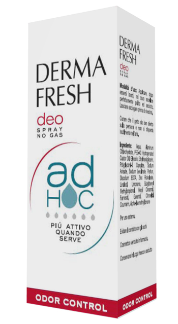 DERMAFRESH DEO SPRAY NO GAS AD HOC ODOR CONTROL DEODORANTE 100 ML - Farmacia Nuova Dr.ssa Gabriella Catellani