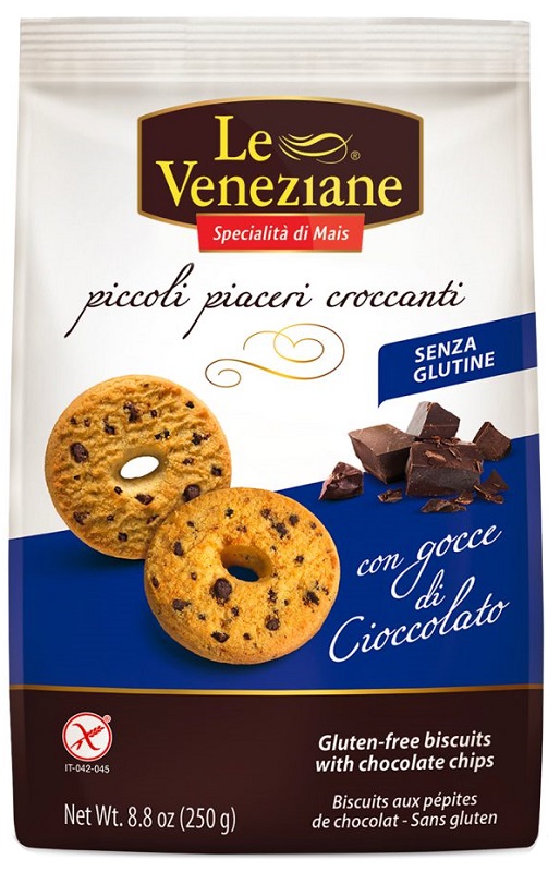LE VENEZIANE BISCOTTI GOCCE DI CIOCCOLATO 250 G - Farmacia Nuova Dr.ssa Gabriella Catellani