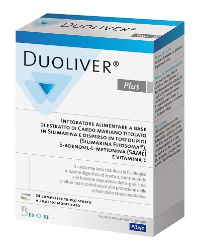 DUOLIVER PLUS 24 COMPRESSE - Farmacia Nuova Dr.ssa Gabriella Catellani