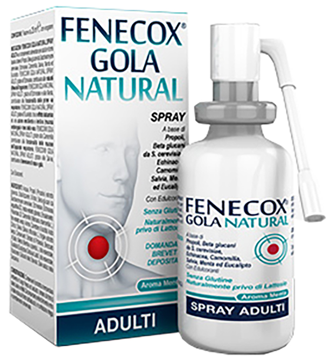 FENECOX GOLA NATURAL SPRAY ADULTI 25 ML - Farmacia Nuova Dr.ssa Gabriella Catellani