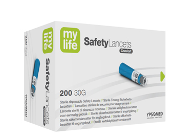 LANCETTE PUNGIDITO MYLIFE SAFETY LANCETS COMFORT 30 GAUGE 200 PEZZI - Farmacia Nuova Dr.ssa Gabriella Catellani